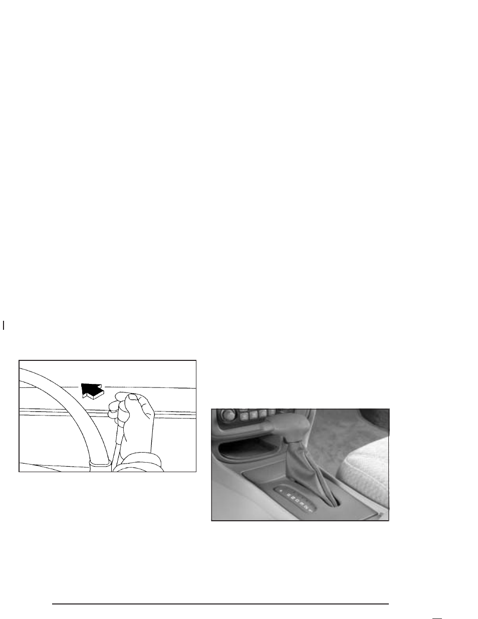 Console shift lever | Pontiac 2004 Bonneville User Manual | Page 102 / 446