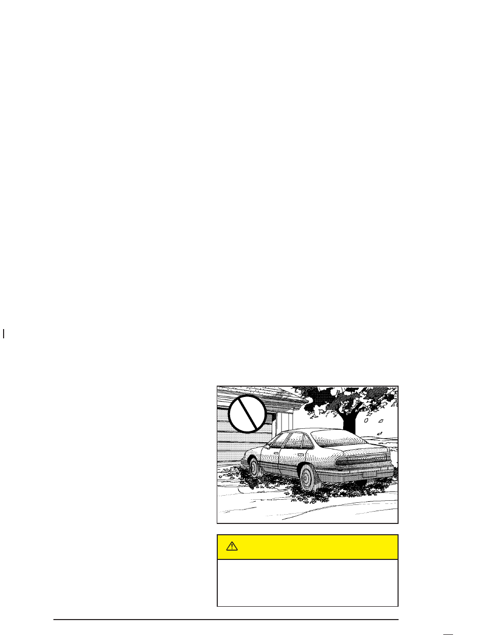 Shifting out of park (p), Parking over things that burn, Caution | Pontiac 2004 Bonneville User Manual | Page 104 / 446