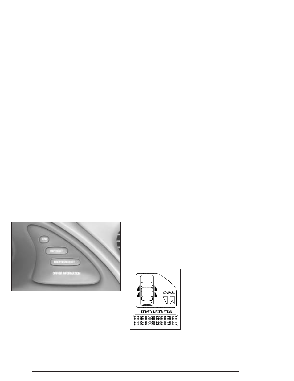 Driver information center (dic), Dic controls and displays, Driver information center (dic) -58 | Dic controls and displays -58 | Pontiac 2004 Bonneville User Manual | Page 178 / 446