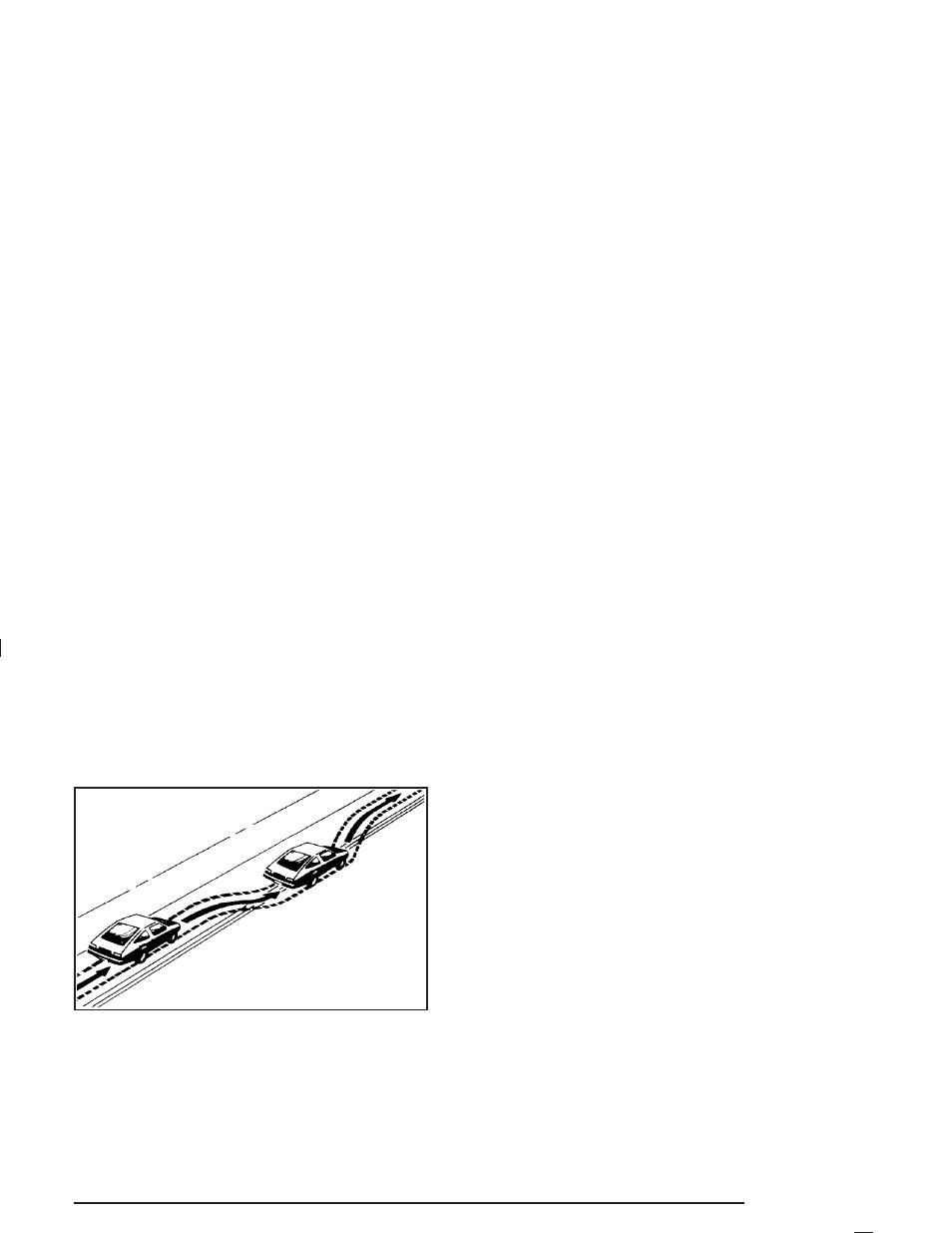 Off-road recovery, Passing, Off-road recovery -13 passing -13 | Pontiac 2004 Bonneville User Manual | Page 243 / 446