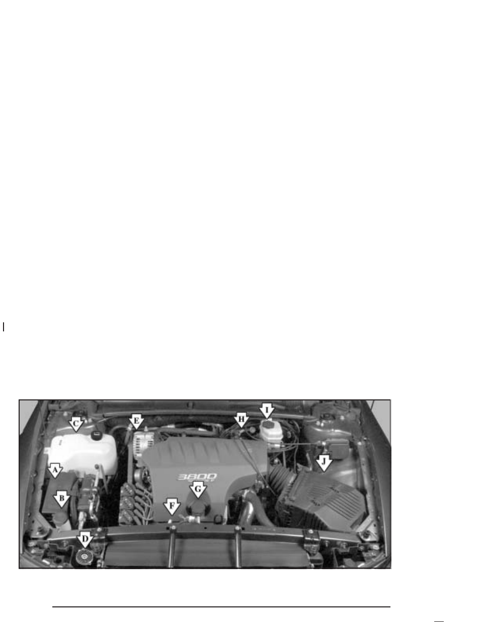 Engine compartment overview, Engine compartment overview -14 | Pontiac 2004 Bonneville User Manual | Page 290 / 446