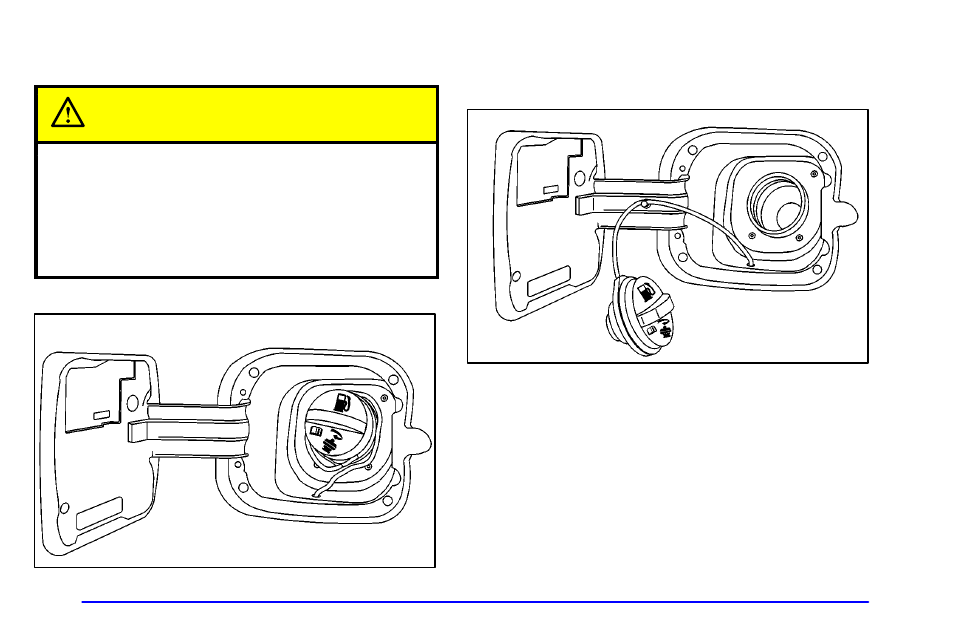 Filling your tank, Filling your tank caution | Pontiac 2002 Grand Prix User Manual | Page 268 / 374