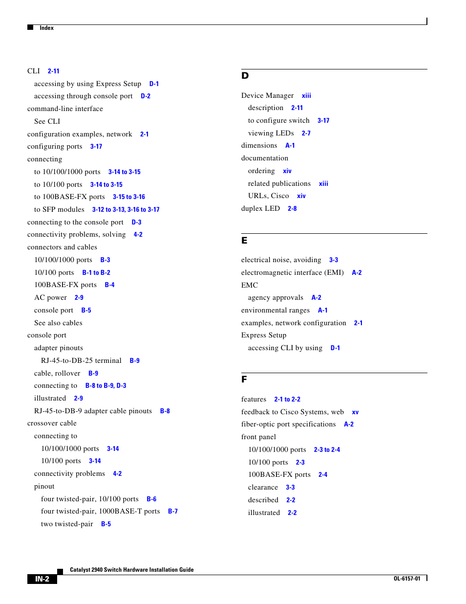 Cisco 2940 User Manual | Page 78 / 82
