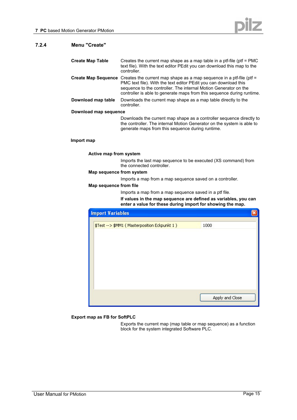 Pilz PMCprimo 16+.00/0/1/6/4 User Manual | Page 15 / 56