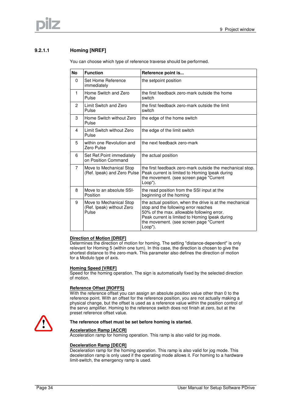 Pilz PMCprimo Drive2.01/21/5/230-480V User Manual | Page 34 / 56