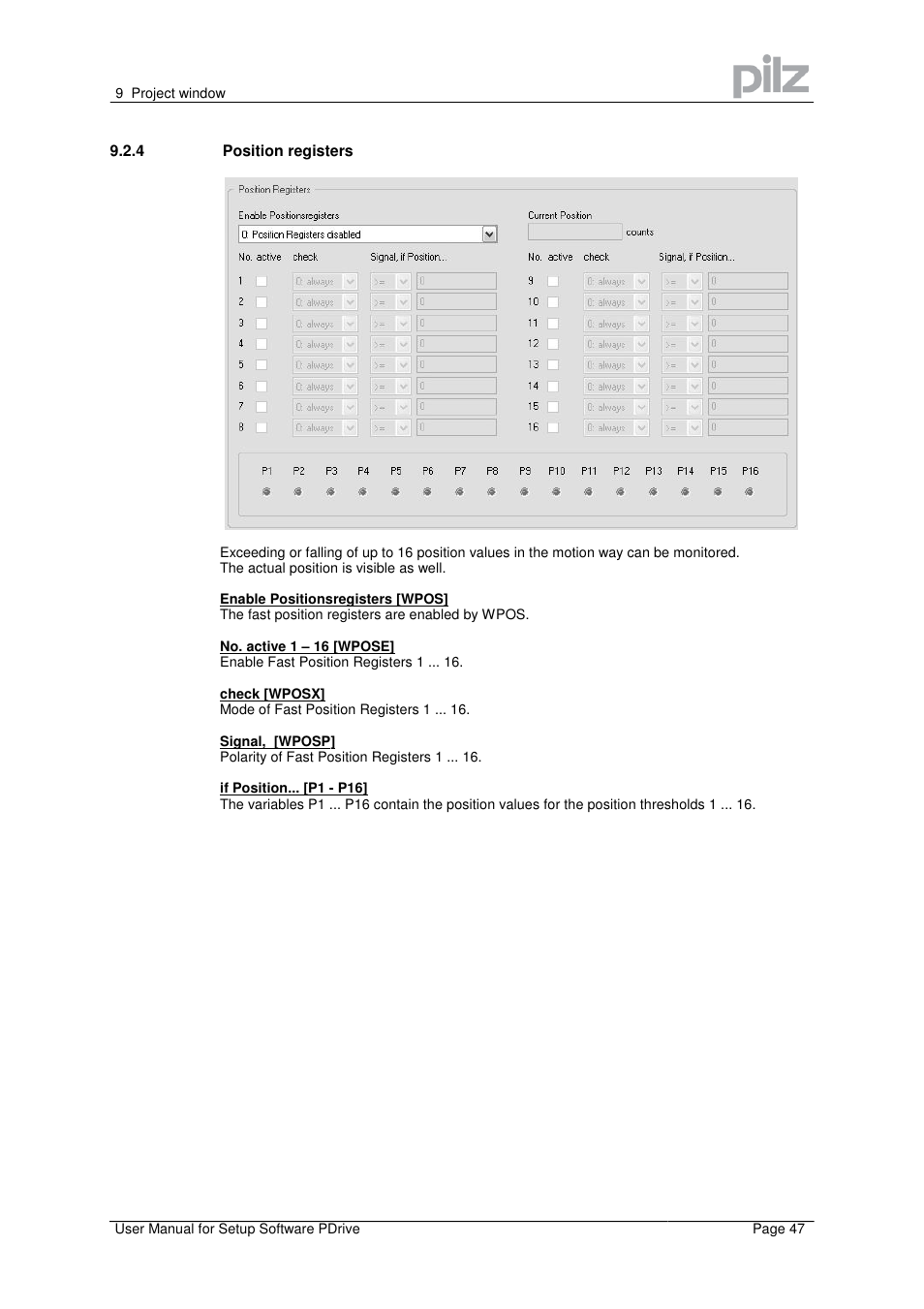 Pilz PMCprimo Drive2.01/21/5/230-480V User Manual | Page 47 / 56