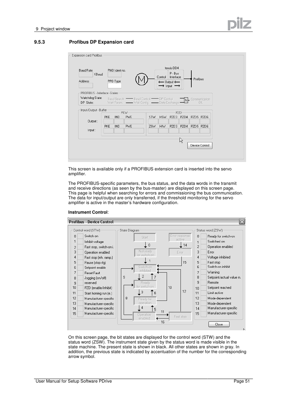 Pilz PMCprimo Drive2.01/21/5/230-480V User Manual | Page 51 / 56