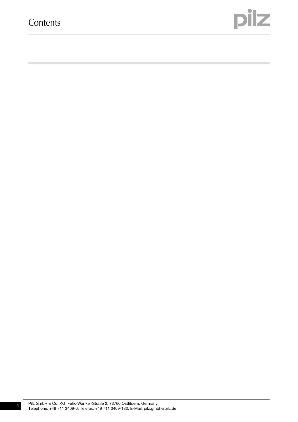 Pilz PMCprimo DriveP.01/AA0/4/0/0/208-480VAC User Manual | Page 6 / 101