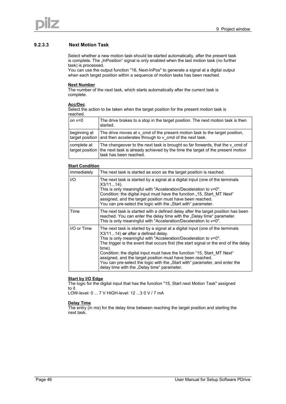 Pilz PMCprimo DriveP.12/AA0/4/0/0/208-480VAC User Manual | Page 46 / 57