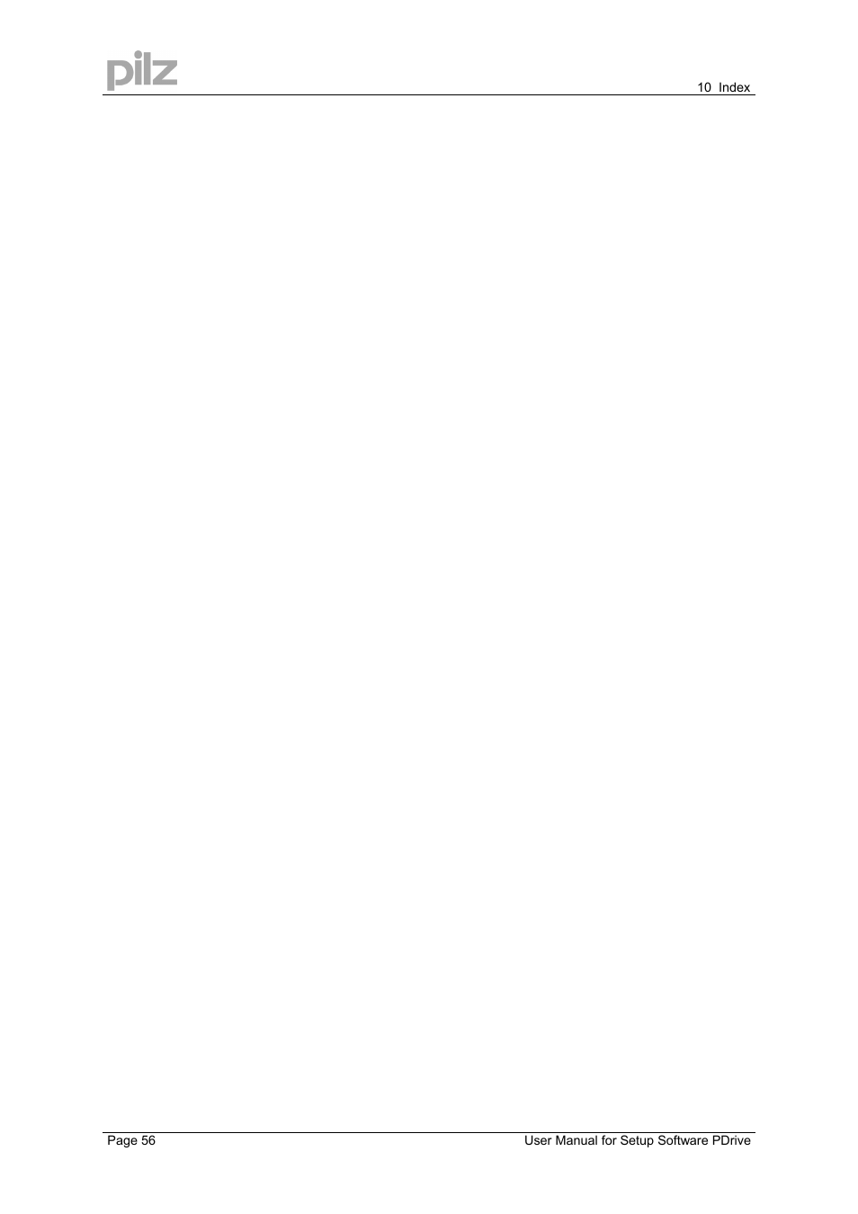 Pilz PMCprimo DriveP.12/AA0/4/0/0/208-480VAC User Manual | Page 56 / 57