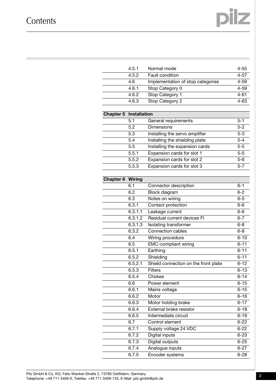 Pilz PMCprotego D.72/000/0/0/2/208-480VAC User Manual | Page 5 / 209