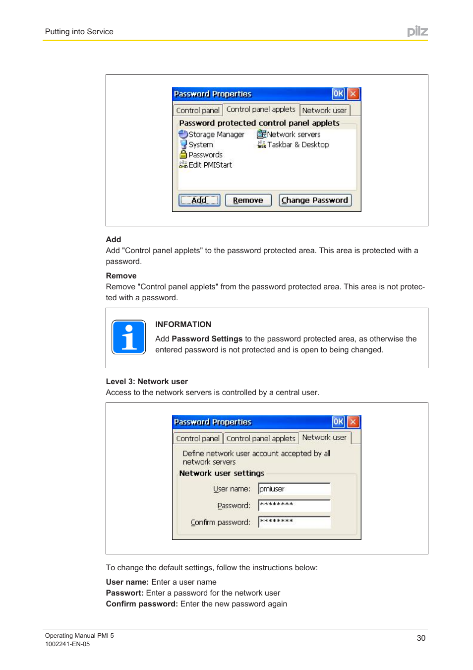 Pilz PMI 509 User Manual | Page 30 / 52