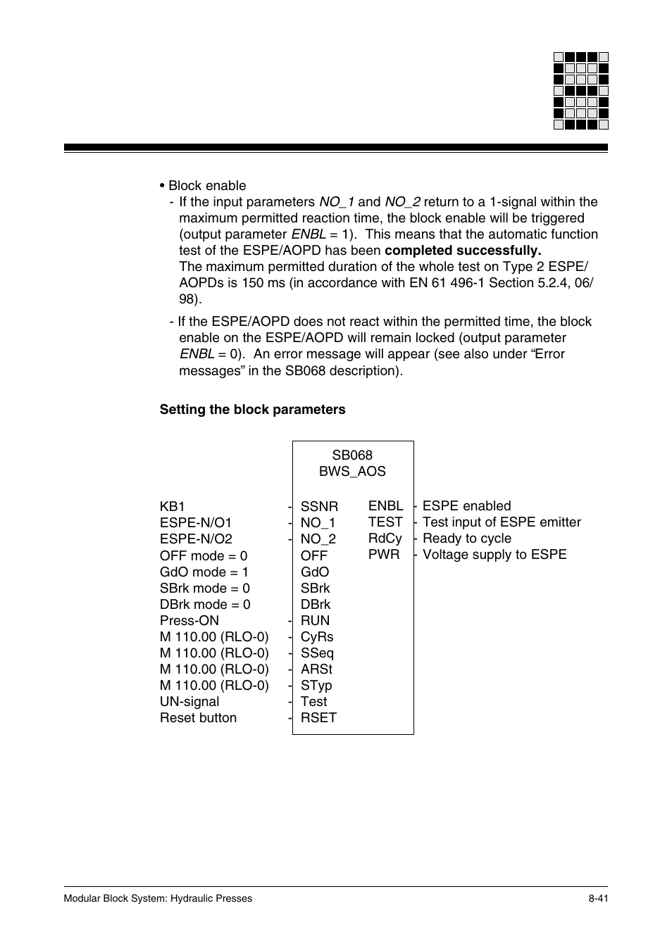 Pilz PSS SB HYD, Basic license User Manual | Page 277 / 308