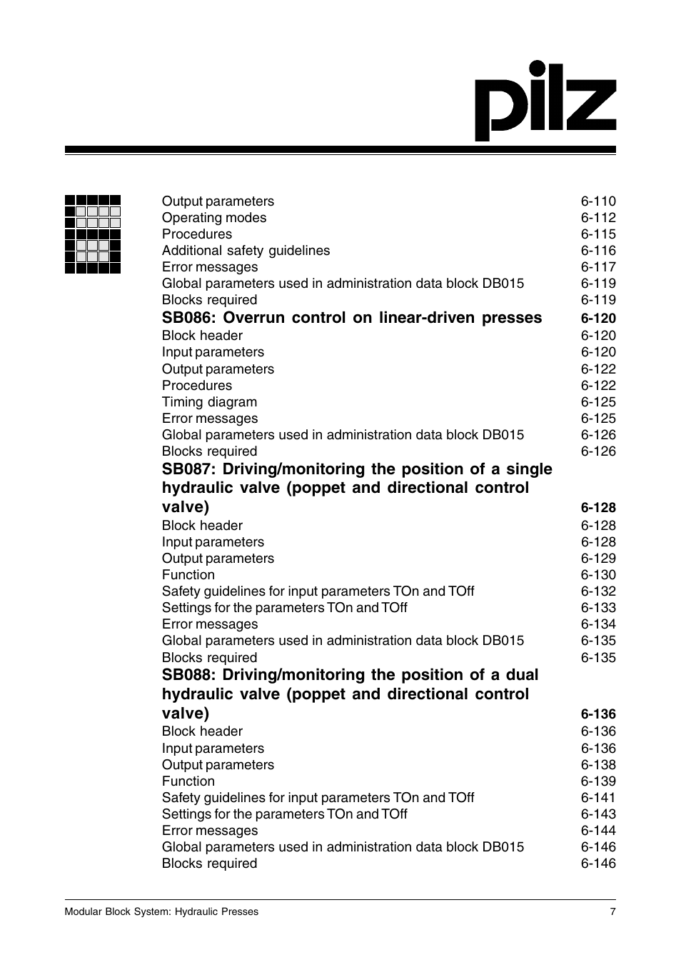 Pilz PSS SB HYD, Basic license User Manual | Page 9 / 308