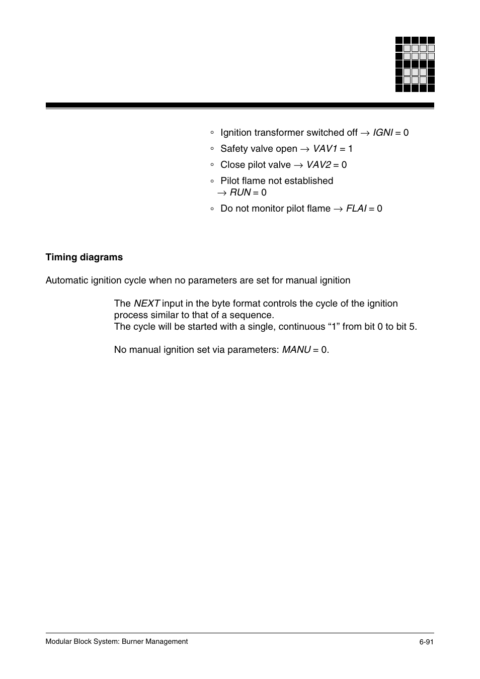 Timing diagrams | Pilz PSS SB FT, Basic license User Manual | Page 135 / 191