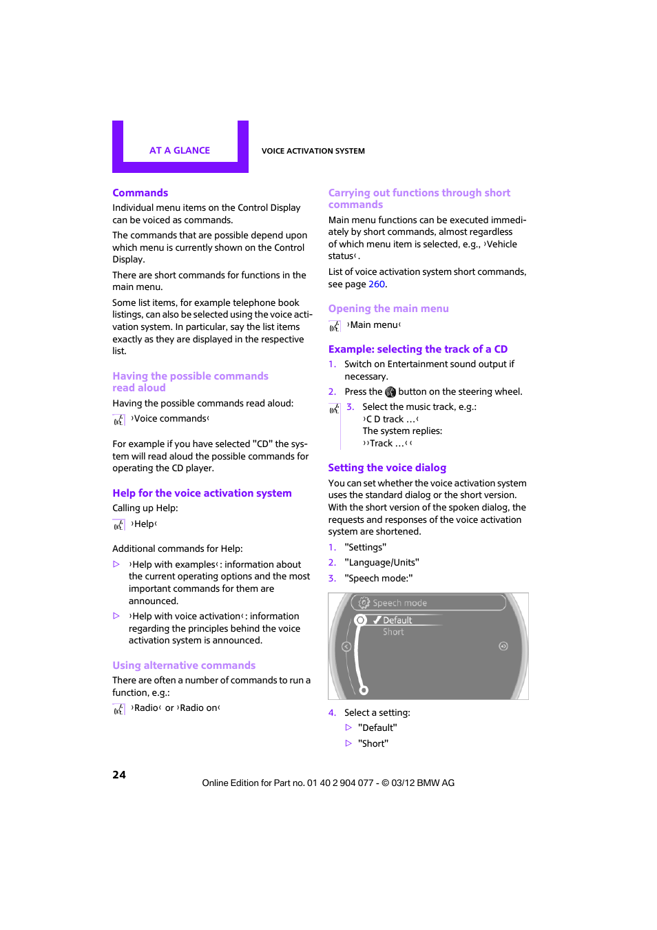 Mini 2012 Coupe Roadster Convertible User Manual | Page 25 / 283