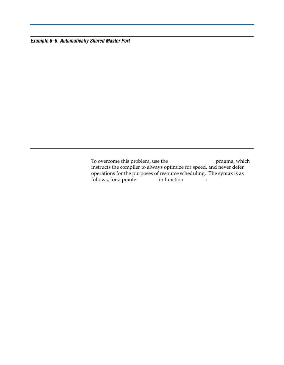Example 6–5 | Altera Nios II C2H Compiler User Manual | Page 124 / 138