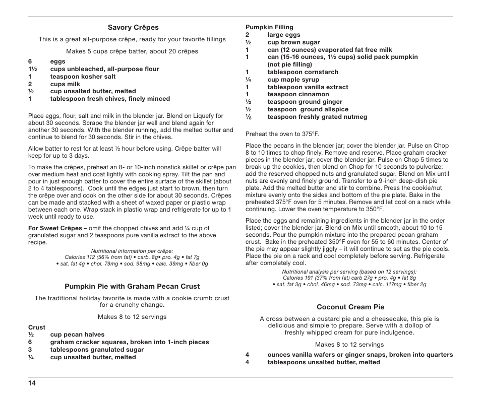 Cuisinart SB-5600 User Manual | Page 22 / 25