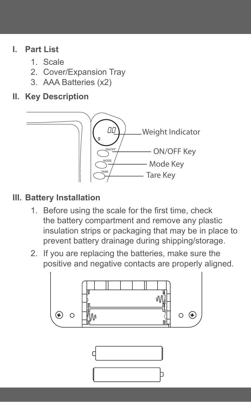 American Weigh Scales (AWS) Blade-650 User Manual | Page 3 / 7