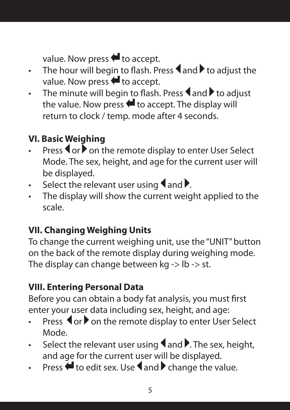 American Weigh Scales (AWS) BioWeigh-IR User Manual | Page 5 / 10
