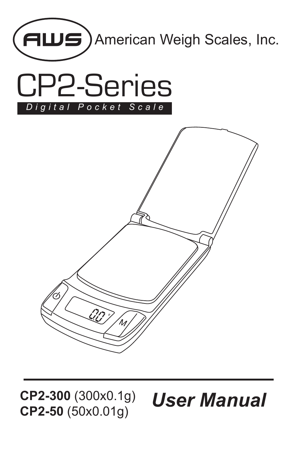 American Weigh Scales (AWS) CP2-50 User Manual | 5 pages