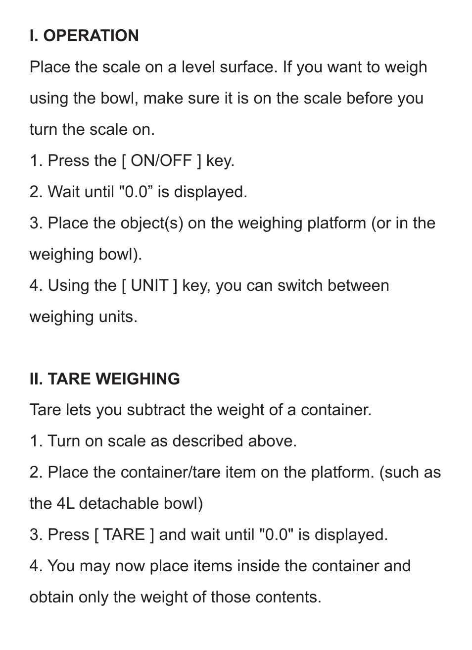 American Weigh Scales (AWS) HB-11 User Manual | Page 3 / 4