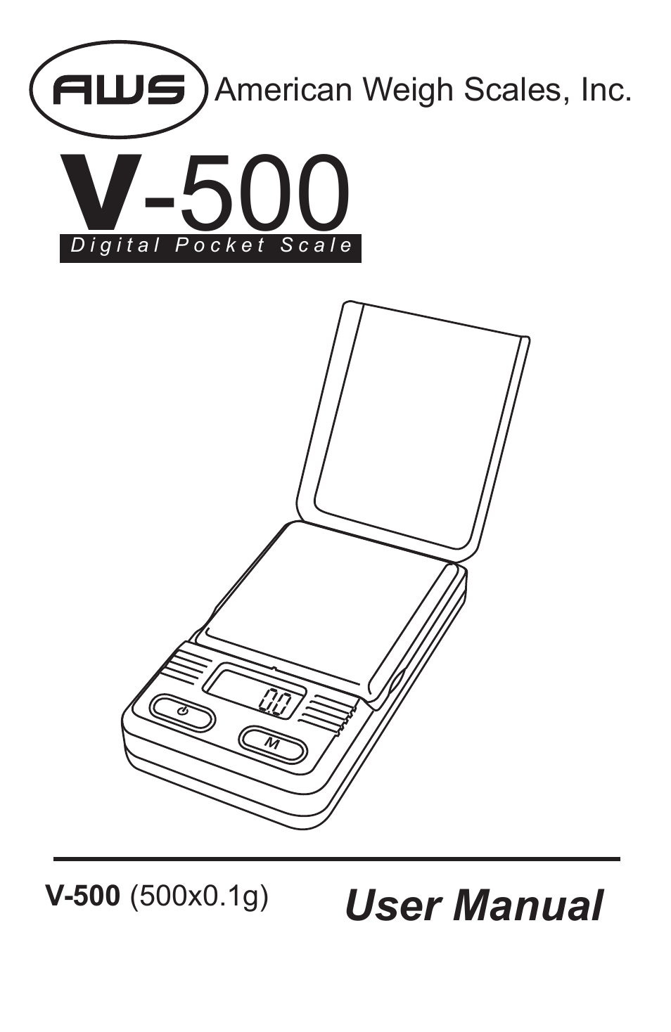 American Weigh Scales (AWS) V-500 User Manual | 5 pages