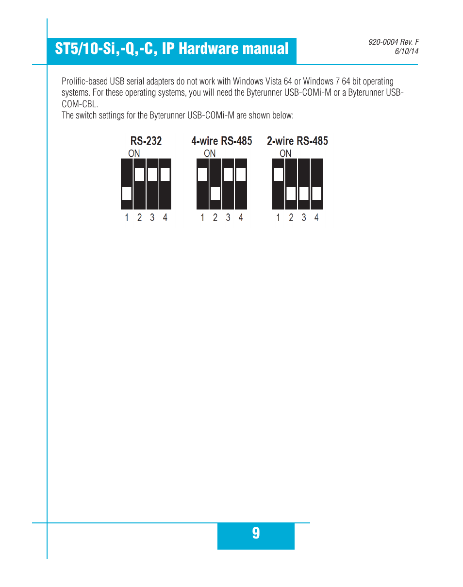 9st5/10-si,-q,-c, ip hardware manual | Applied Motion ST10-C-CE User Manual | Page 9 / 52