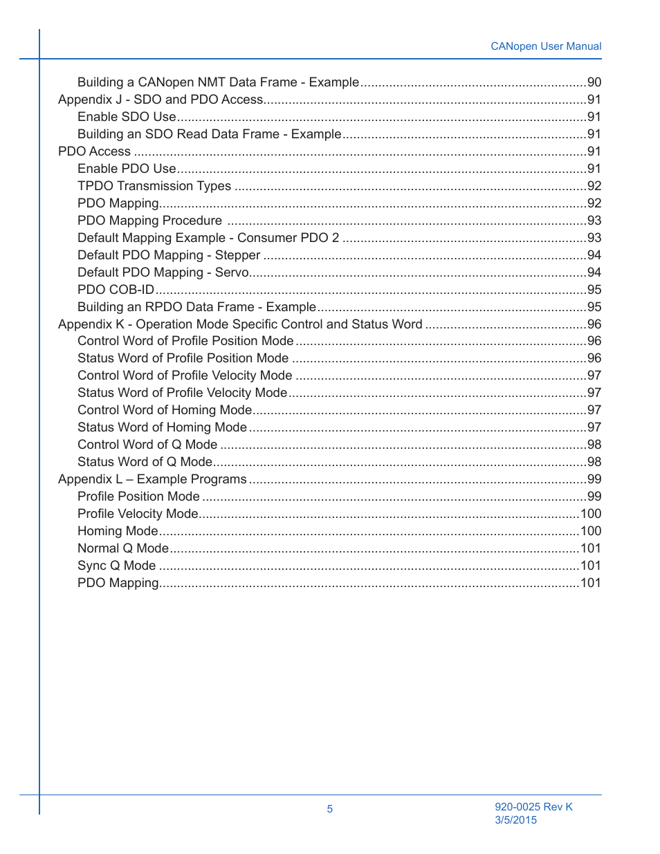 Applied Motion ST10-C-CE User Manual | Page 5 / 101