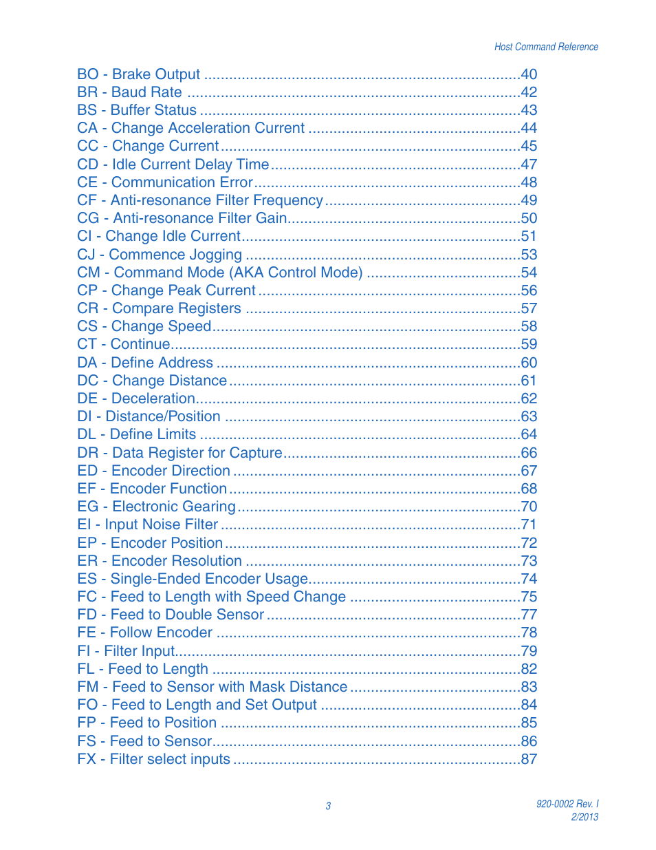 Applied Motion RS-232 User Manual | Page 3 / 320