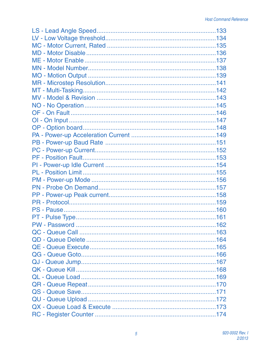 Applied Motion RS-232 User Manual | Page 5 / 320