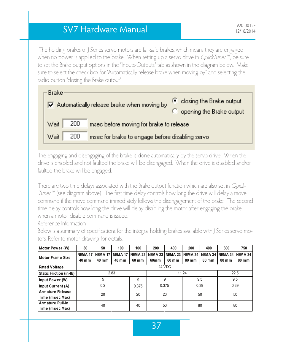 37 sv7 hardware manual | Applied Motion SV7-C-CE User Manual | Page 37 / 53