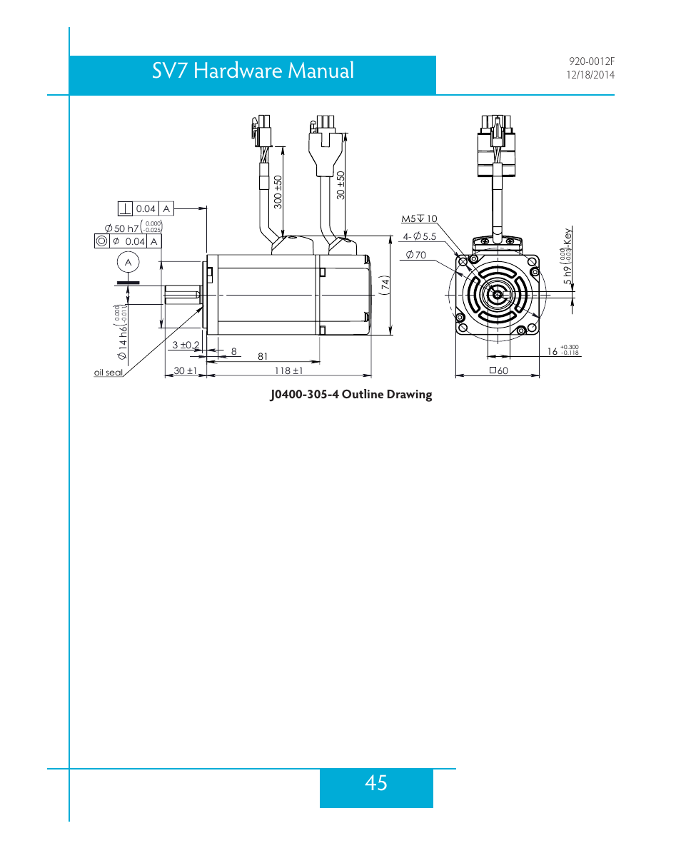 45 sv7 hardware manual | Applied Motion SV7-C-CE User Manual | Page 45 / 53