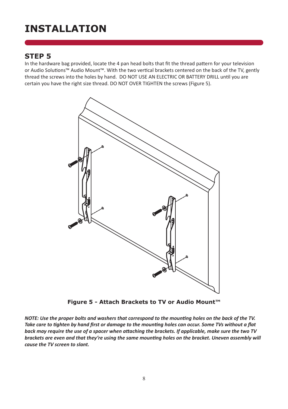Installation | Audio Solutions AS-FM3260 User Manual | Page 8 / 12