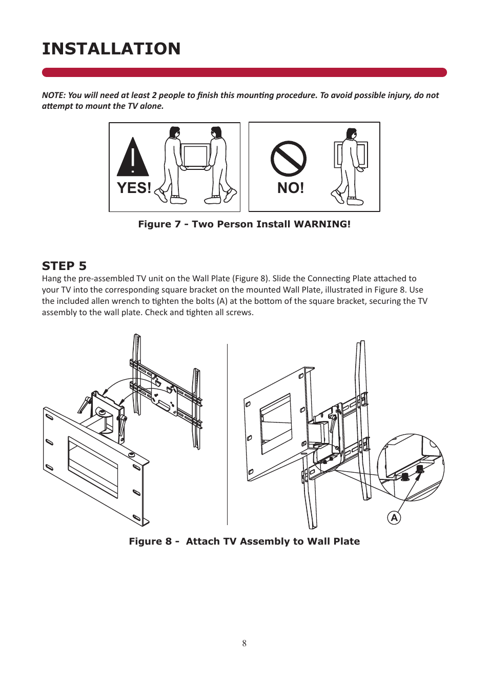 Installation, No! yes | Audio Solutions FM2260 User Manual | Page 8 / 11