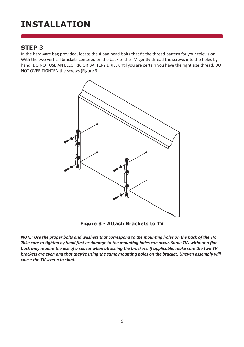 Installation | Audio Solutions FM3242 User Manual | Page 6 / 10