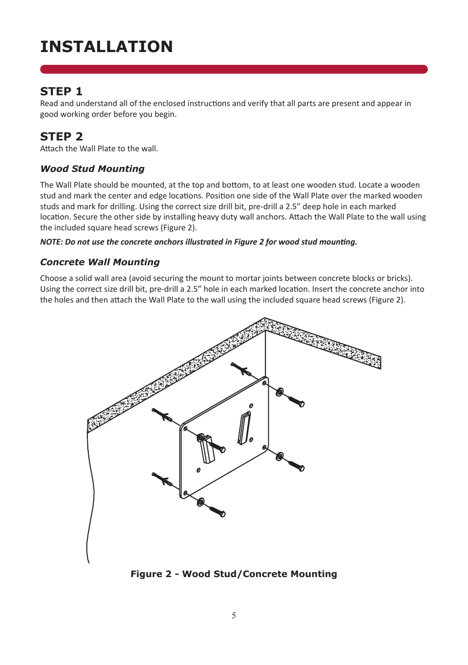 Installation | Audio Solutions LP1026 User Manual | Page 5 / 9