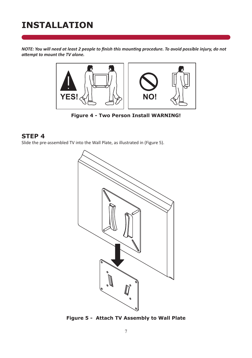 Installation, No! yes | Audio Solutions LP1026 User Manual | Page 7 / 9