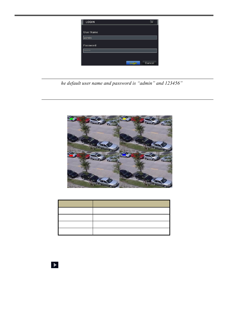 3 live preview 3.4 live playback, 3 live preview, 4 live playback | AVUE ADR9600HE – 8/16 Channel Professional 960H/700 TVL Real Time 1U DVR User Manual | Page 15 / 87