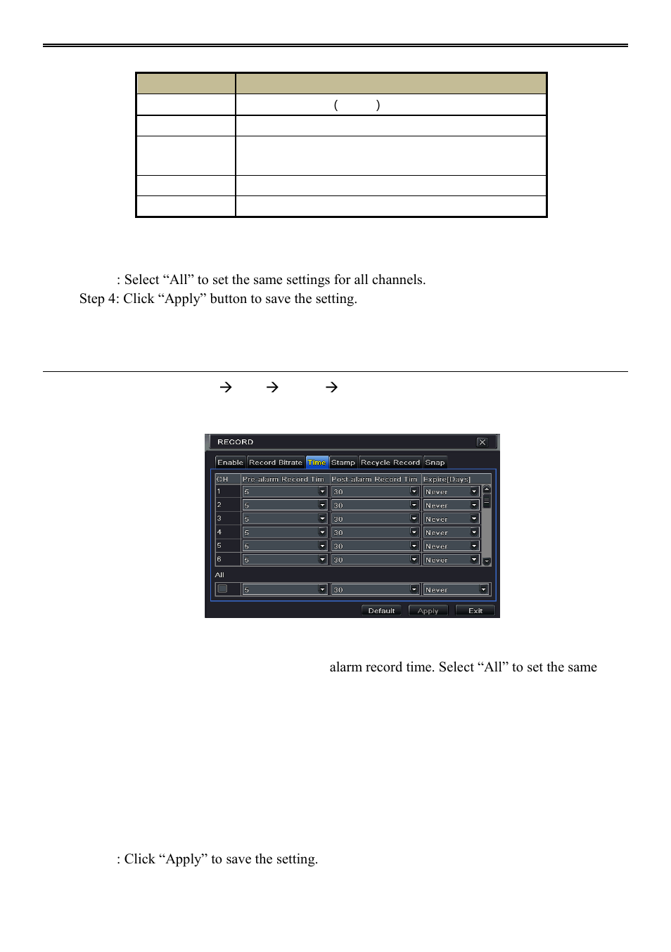 3 time | AVUE ADR9600HE – 8/16 Channel Professional 960H/700 TVL Real Time 1U DVR User Manual | Page 24 / 87