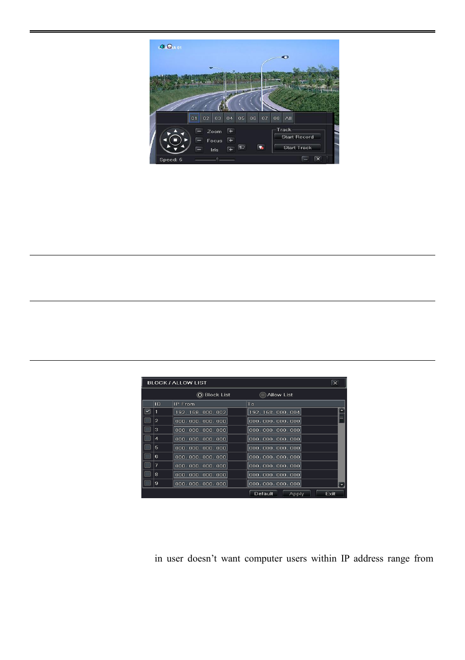 9 advanced | AVUE ADR9600HE – 8/16 Channel Professional 960H/700 TVL Real Time 1U DVR User Manual | Page 43 / 87