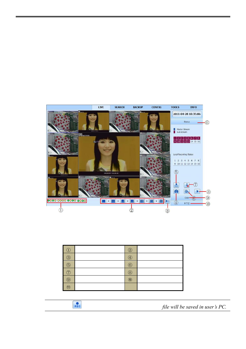 3 the remote live preview | AVUE ADR9600HE – 8/16 Channel Professional 960H/700 TVL Real Time 1U DVR User Manual | Page 54 / 87