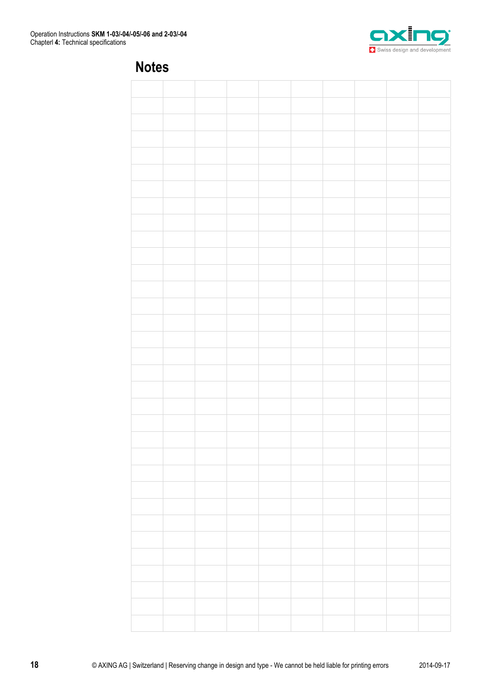 AXING SKM 1-03 User Manual | Page 18 / 20