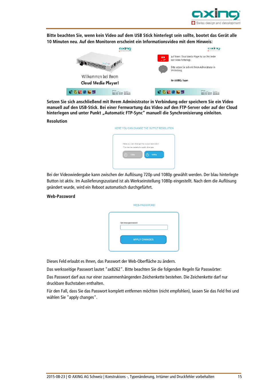 AXING HoE 1-03 User Manual | Page 15 / 67