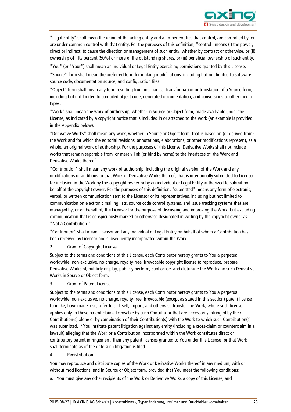AXING HoE 1-03 User Manual | Page 23 / 67