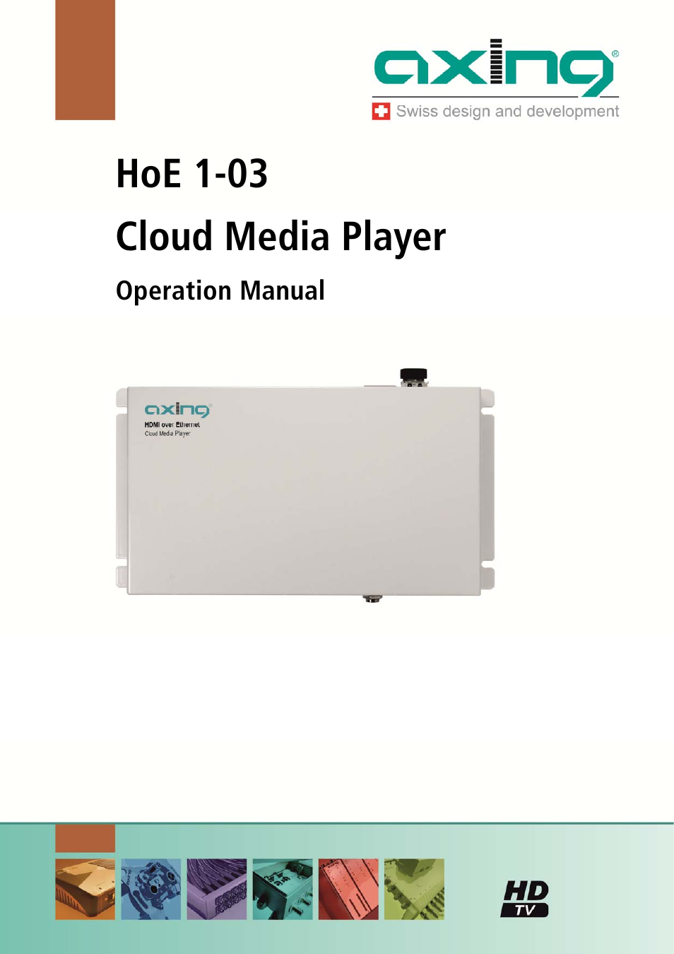 Hoe 1-03 cloud media player | AXING HoE 1-03 User Manual | Page 35 / 67