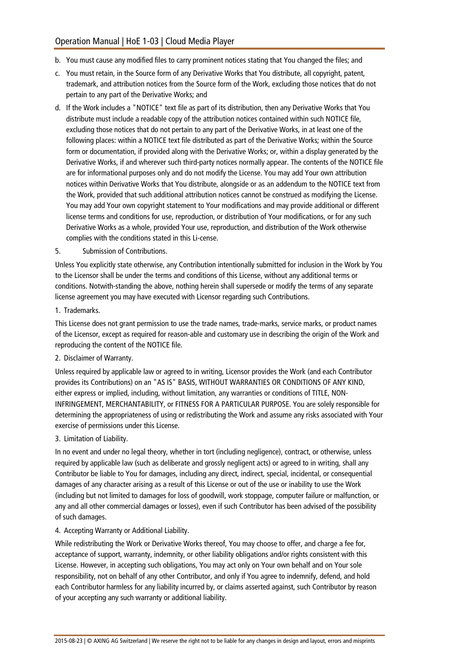 AXING HoE 1-03 User Manual | Page 58 / 67