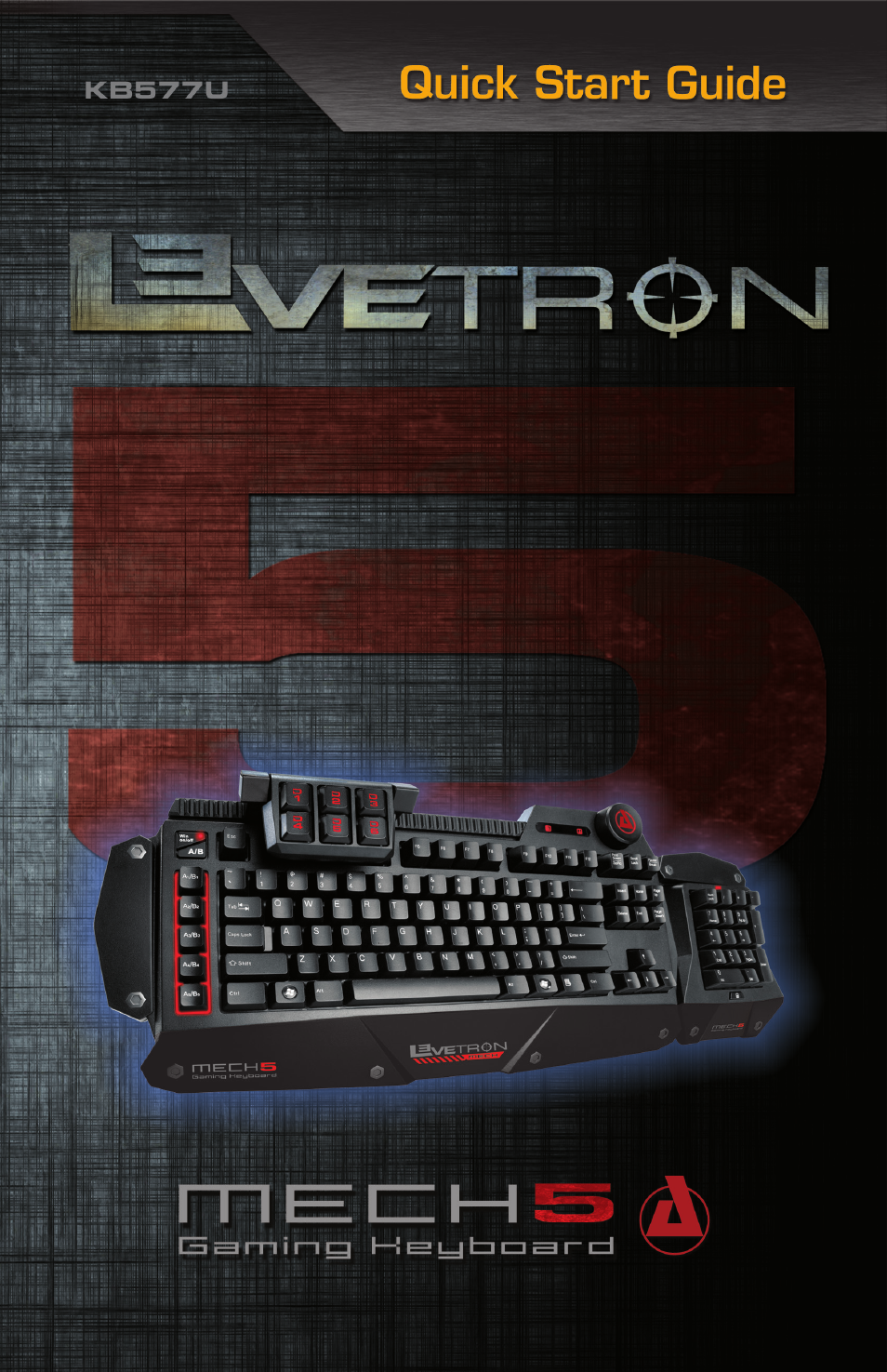 Azio Levetron Mech5 Gaming Keyboard (KB577U) User Manual | 12 pages