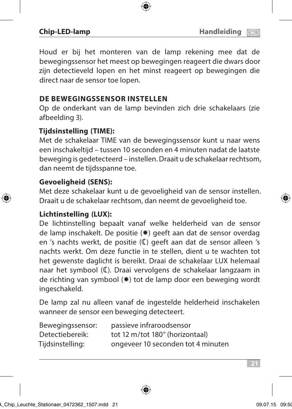 Brennenstuhl Chip LED Light L CN 110 IP65 10W 700lm Energy efficiency class A User Manual | Page 21 / 104