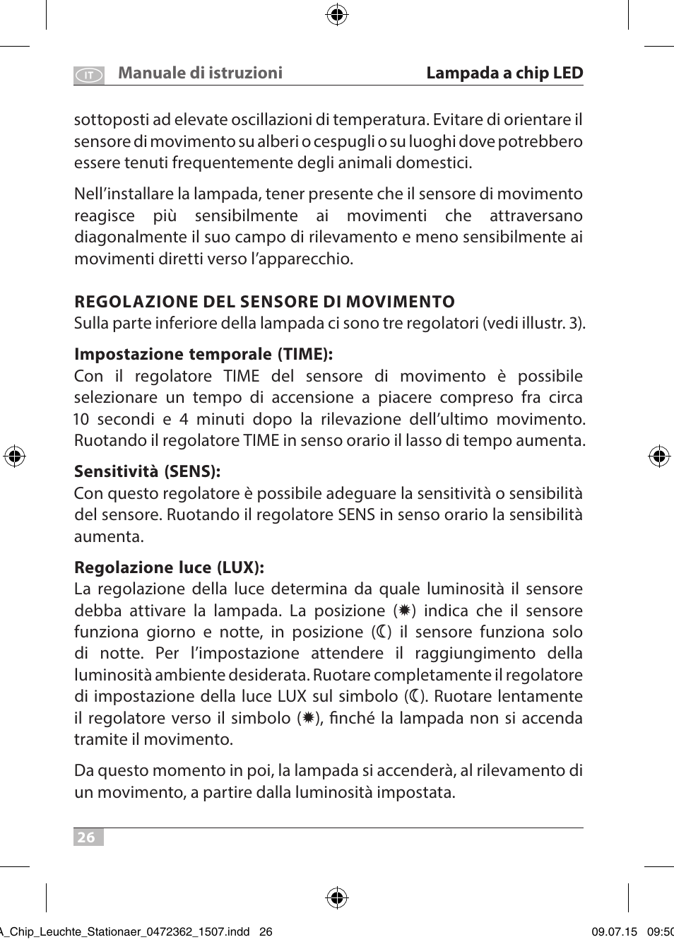 Brennenstuhl Chip LED Light L CN 110 IP65 10W 700lm Energy efficiency class A User Manual | Page 26 / 104
